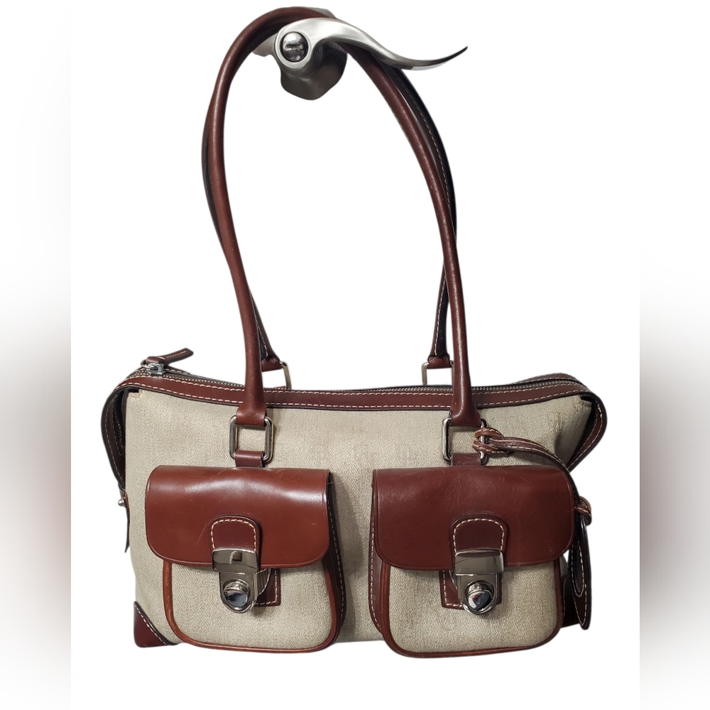 Dooney & Bourke Double Pocket Front Satchel